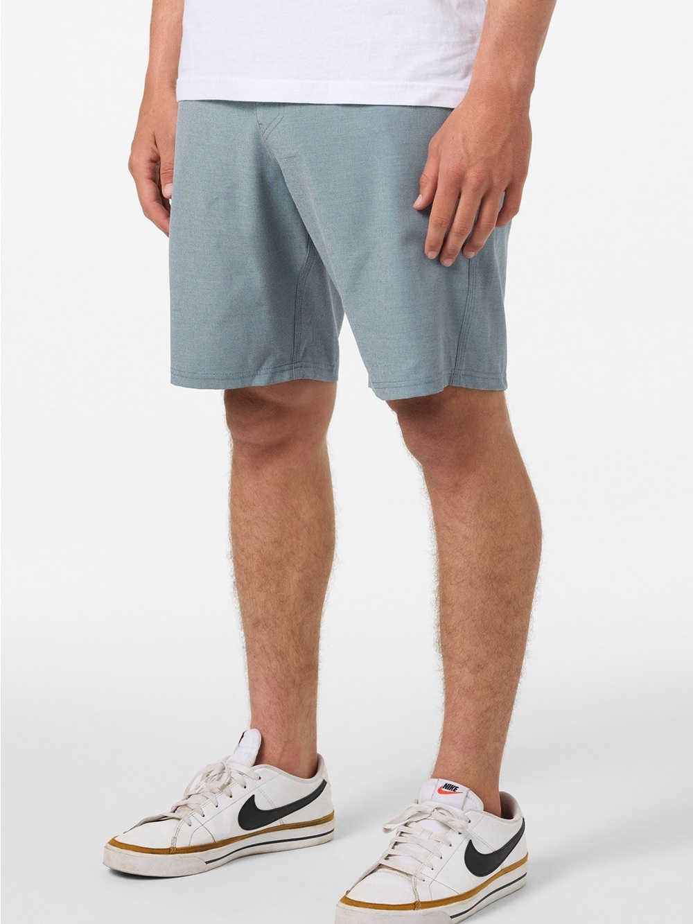 O'Neill Men's Slate Blue Gray Hybrid Drawstring Shorts